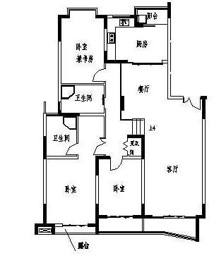 100个住宅经典户型平面图_11-11.jpg