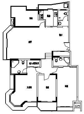 100个住宅经典户型平面图_12-7.jpg