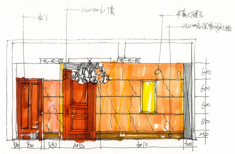 之前画的一些手绘（常州丽豪酒店），欢迎各位指导，说说我适合画手绘么？该怎么练习...._VIP包厢.jpg