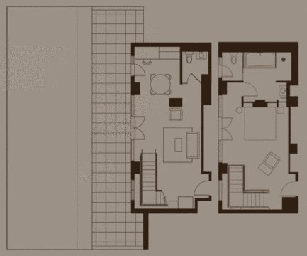 纽约Chambers酒店_duplex_suite_floorplan.gif