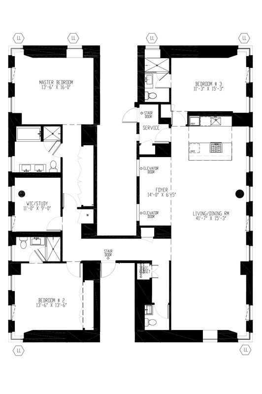 纽约Cassa酒店_Cassa_3bedroom.jpg