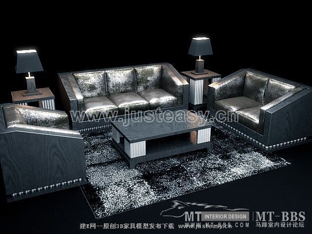 很好的单体模型_诗维馆后现代沙发茶几组合.jpg