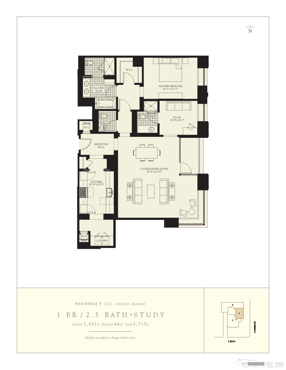 芝加哥丽思卡尔顿酒店公寓The Ritz-Carlton Residences, Chicago, Magnificent Mile_ResF(27-36Alt).jpg