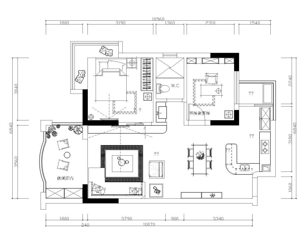 63平米的户型第一次上次求拍砖！！！！！_dzc-Model.plt.jpg