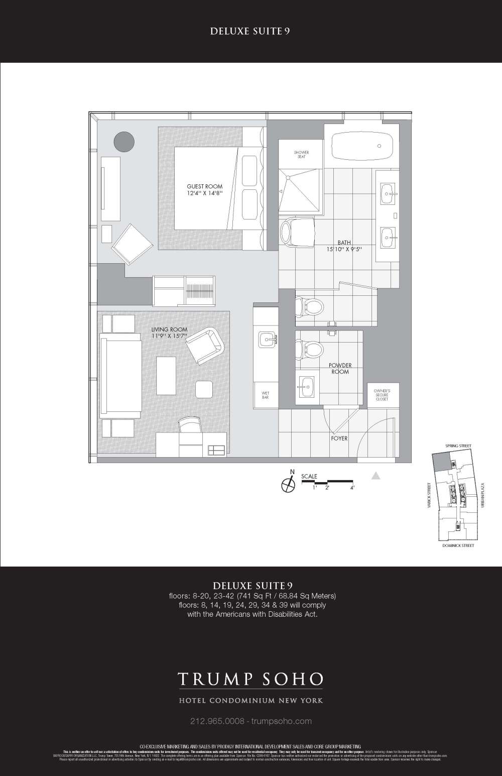 纽约特朗普苏荷酒店Trump Soho New York_one-bedroomSuite9.jpg