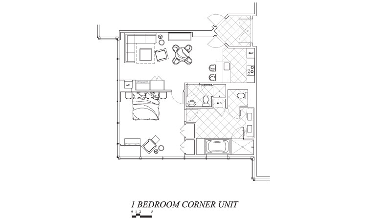 拉斯维加斯特朗普国际酒店Trump International Hotel Las Vegas_floorplan_onebedroom_corner.jpg