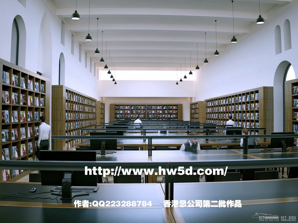 幻维精华模型（公装家装均有，全部上传完毕）共8.62G_图书馆.jpg