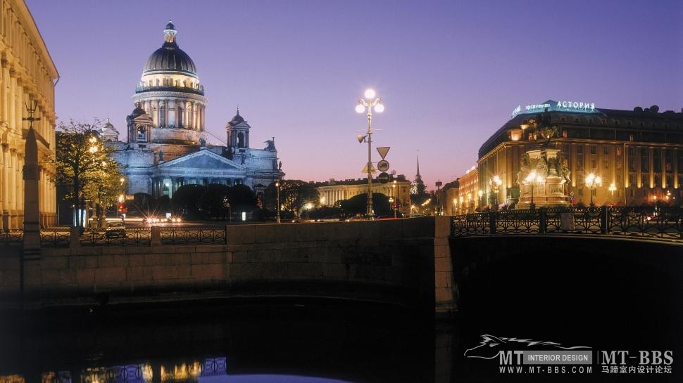 圣彼得堡阿斯托里亚酒店 Astoria hotel St Petersburg(官方高清摄影)_003139-01-exterior-night-time.jpg