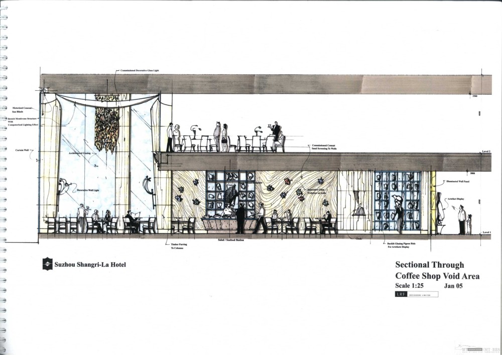 LRF--苏州香格里拉酒店方案设计_Sectional Through Coffee Shop Void Area.jpg