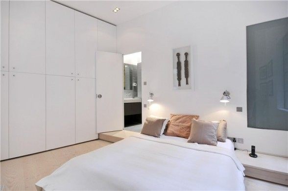 英国伦敦现代公寓/Chiara Ferrari_Modern Apartment Interior Design Bedroom.jpg