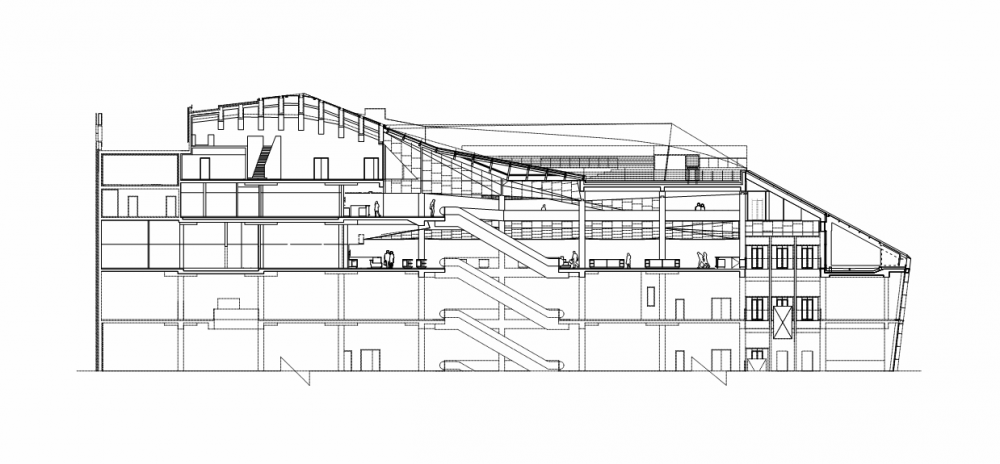 俄罗斯莫斯科斯维特诺伊中央市场 Tsvetnoy Central Market_Longitudinal Section.pdf Longitudinal Section.png