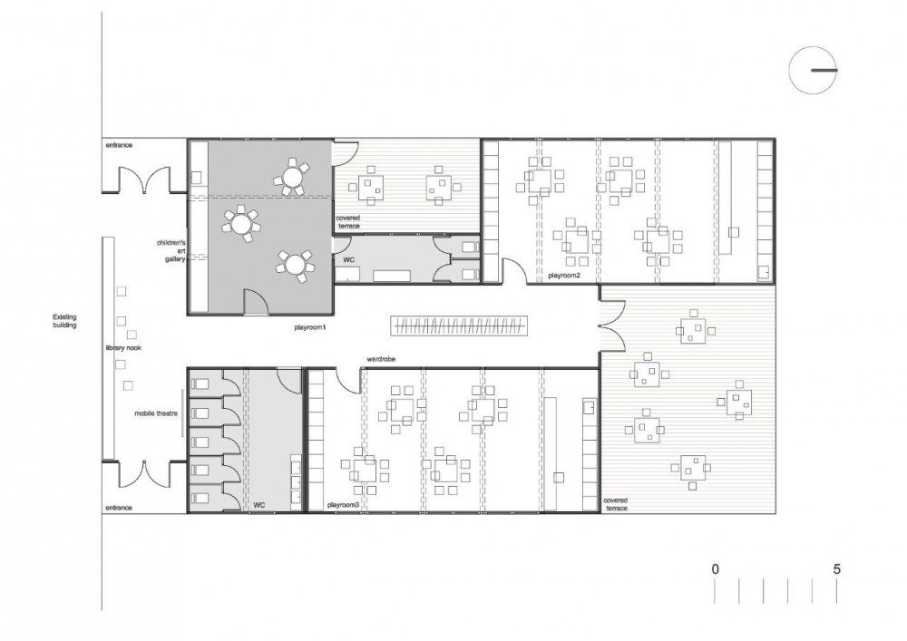 斯洛文尼亚阿吉达幼儿园 Kindergarten Ajda_Ground Floor Plan Ground Floor Plan.jpg