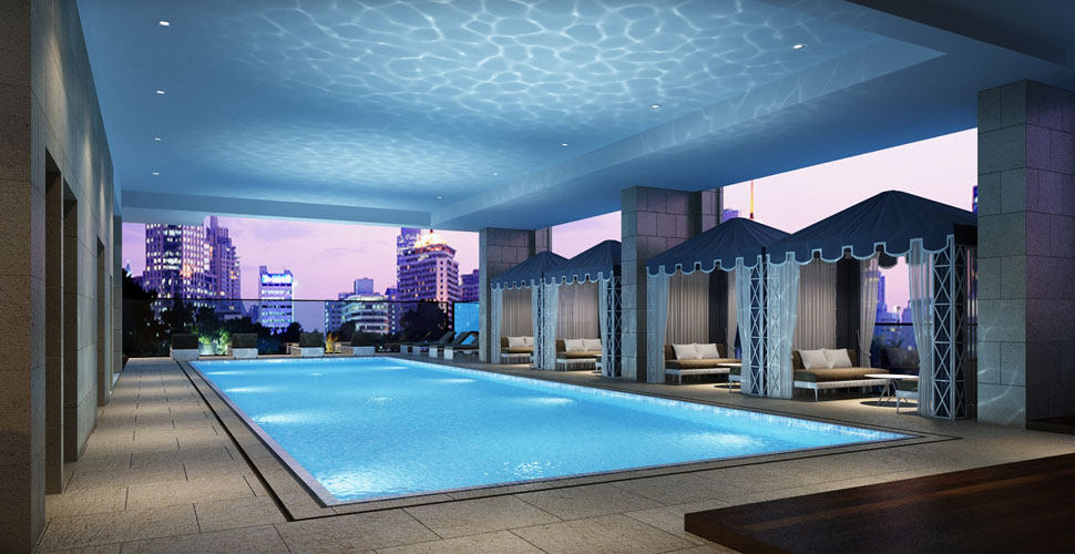 曼谷东方酒店服务式公寓 Oriental Residence Bangkok_Swimming pool - Oriental Residence Bangkok1.jpg