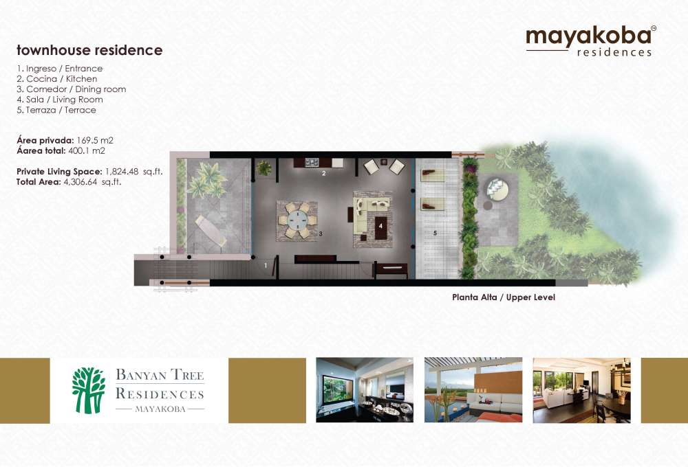 玛雅科瓦悦榕轩渡假别墅 Banyan Tree Residences Mayakoba_townhouse residence upper level.jpg