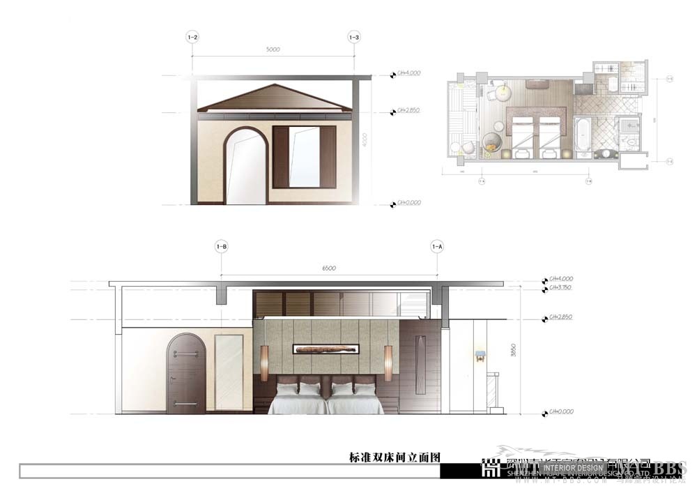 深圳华禾--武汉巴登城酒店方案汇报册_48标准双床间立面图.jpg