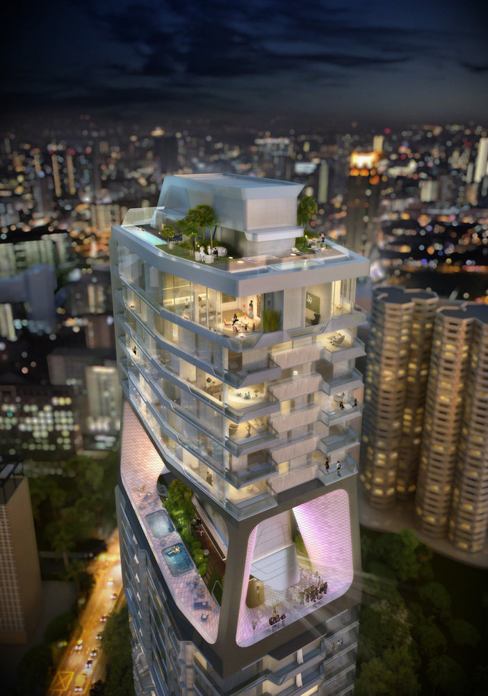 “垂直城市” – 新加坡 Scotts 大厦 / UNStudio_scotts_tower_03.jpg