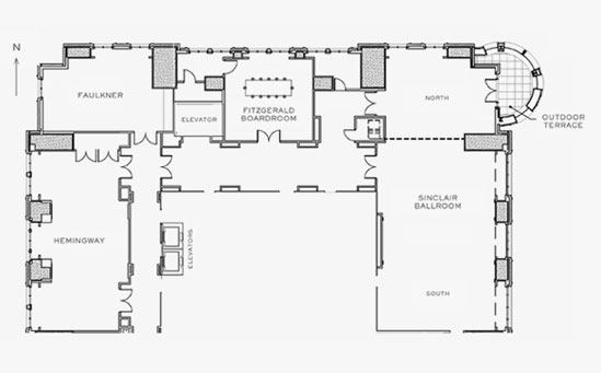 芝加哥极乐酒店+高端住宅项目 The Elysian Hotel in Chicago_gatherings_floorplan.jpg