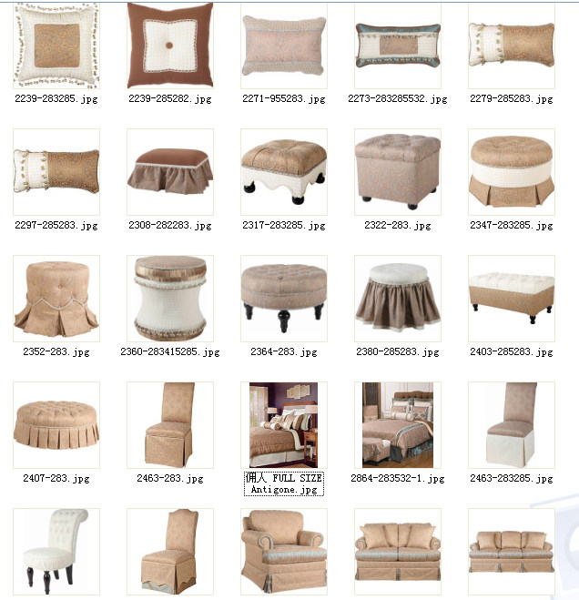 美式软装布艺、床品、饰品、窗帘、家具整合资料——完整套系整适合做方案用_4.jpg