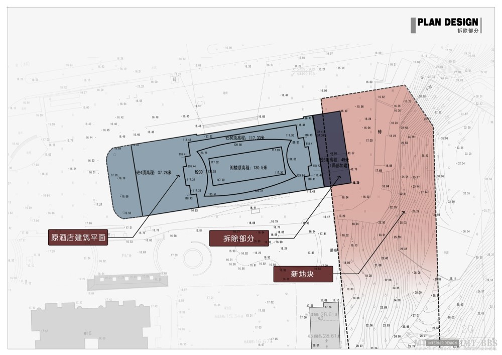 PTL设计公司惠州皇冠假日2011年新作_004 原始平面（拆除部分）.jpg