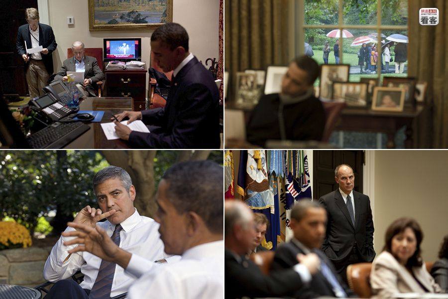 在很多场合，摄影师为了强化主体，不惜将总统虚化作为前景“使用”。.jpg.jpg