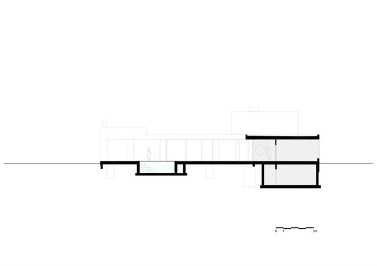 比利时法兰德斯Villa V in T_B&A_VVT_drawing_section west-east.jpg