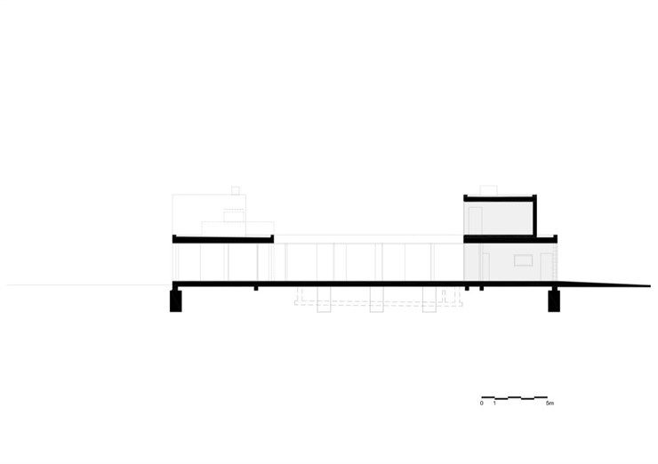 比利时法兰德斯Villa V in T_B&A_VVT_drawing_section north-south.jpg