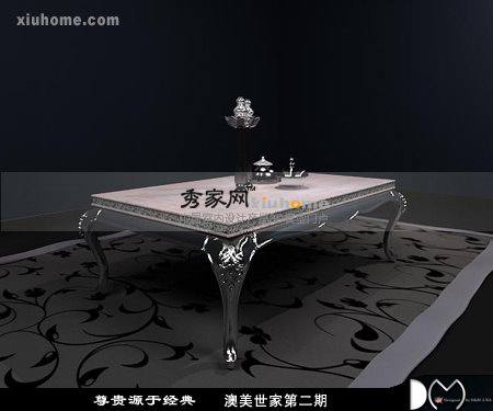 【绝对经典】欧式家具之“澳美世家家具”3D模型_餐桌3D模型.jpg