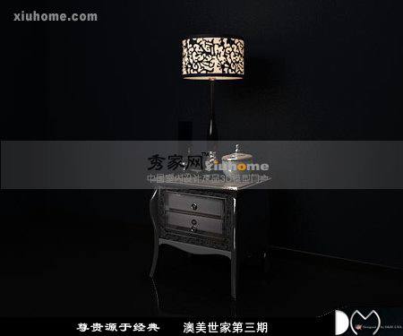 【绝对经典】欧式家具之“澳美世家家具”3D模型_床头柜3D模型.jpg