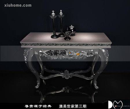 【绝对经典】欧式家具之“澳美世家家具”3D模型_玄关几3D模型.jpg