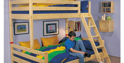 【绝对经典】儿童家具系列3D模型！！很全都是市面上的牌子_芙莱莎家具-儿童上下床1.jpg