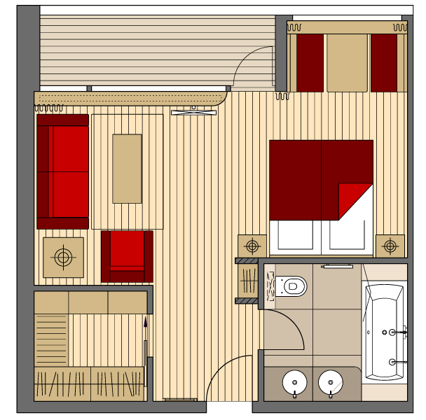 瑞士帕拉迪斯酒店 Hotel Paradies_suite13-14.png