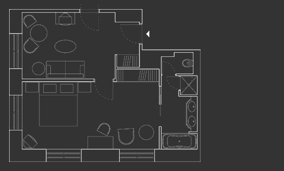 克罗地亚萨格勒布丽晶滨海酒店 The Regent Esplanade_zag_floorplans_delux_suite.gif