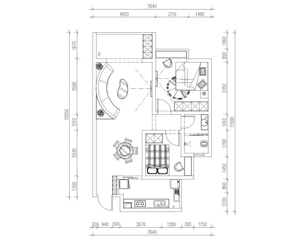 这个房子不知道怎么布置？求高手指点_水墨林溪户型-Model.jpg