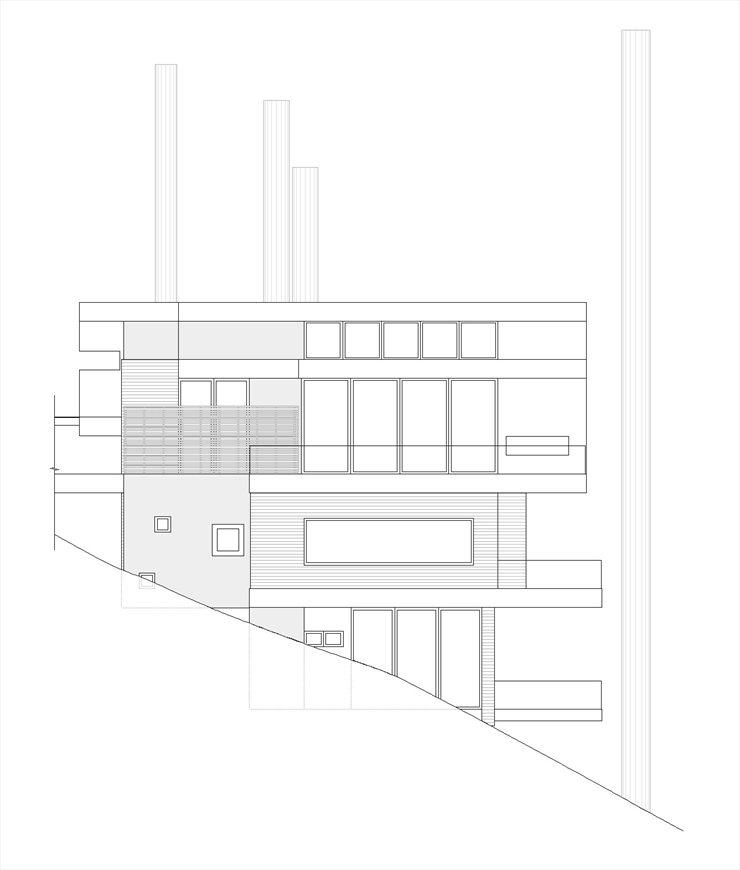 危地马拉Casa Corallo别墅住宅_rita villanueva - elevacion lateral izquierda.jpg