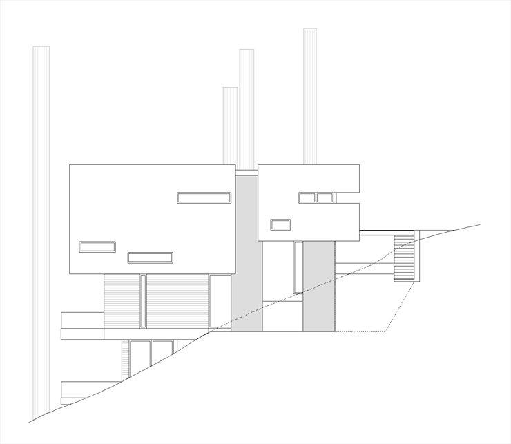 危地马拉Casa Corallo别墅住宅_rita villanueva - elevacion lateral derecha.jpg