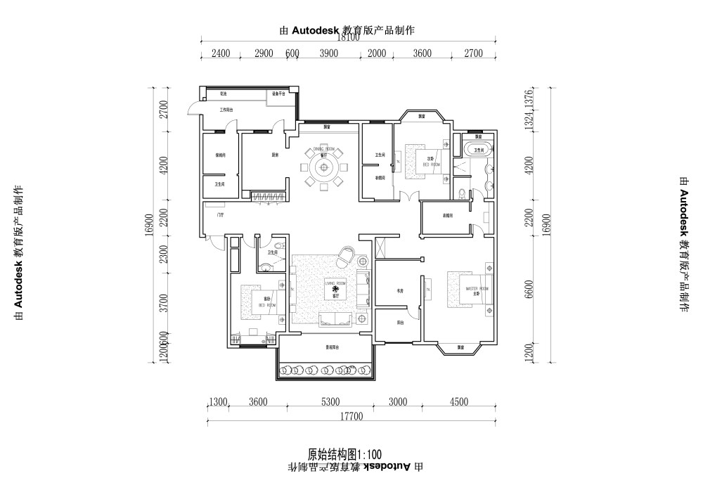 悬赏50DB！！！260平大户型四室两厅！急！很急！非常急！_随便排的