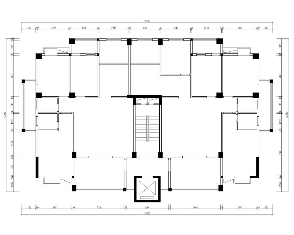 二层原建筑图