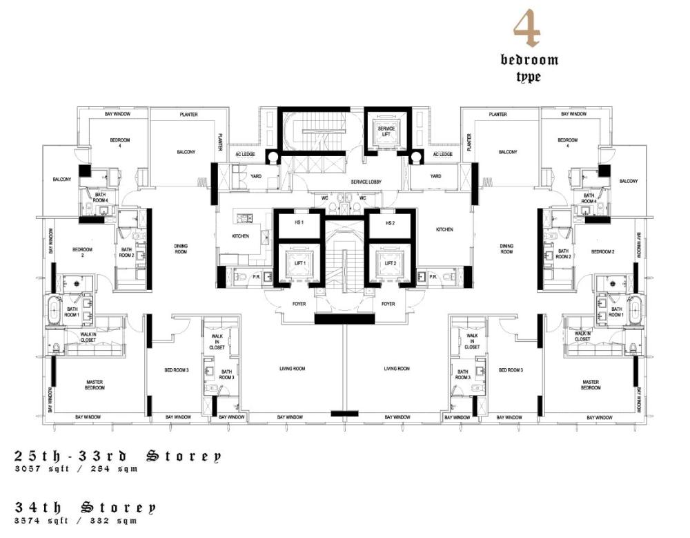 新加坡丽思卡尔顿酒店公寓 The Ritz-Carlton Residences, Singapore_4bedroom_layoutplan.jpg