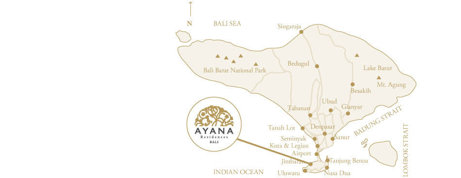 巴厘岛阿雅娜公寓 AYANA Residences_Ayana Residences Map.jpg