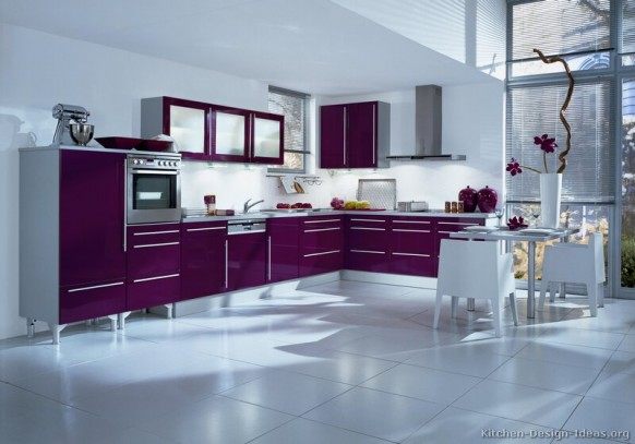 Modern-Purple-Kitchen-white-tile-flooring-582x407.jpg