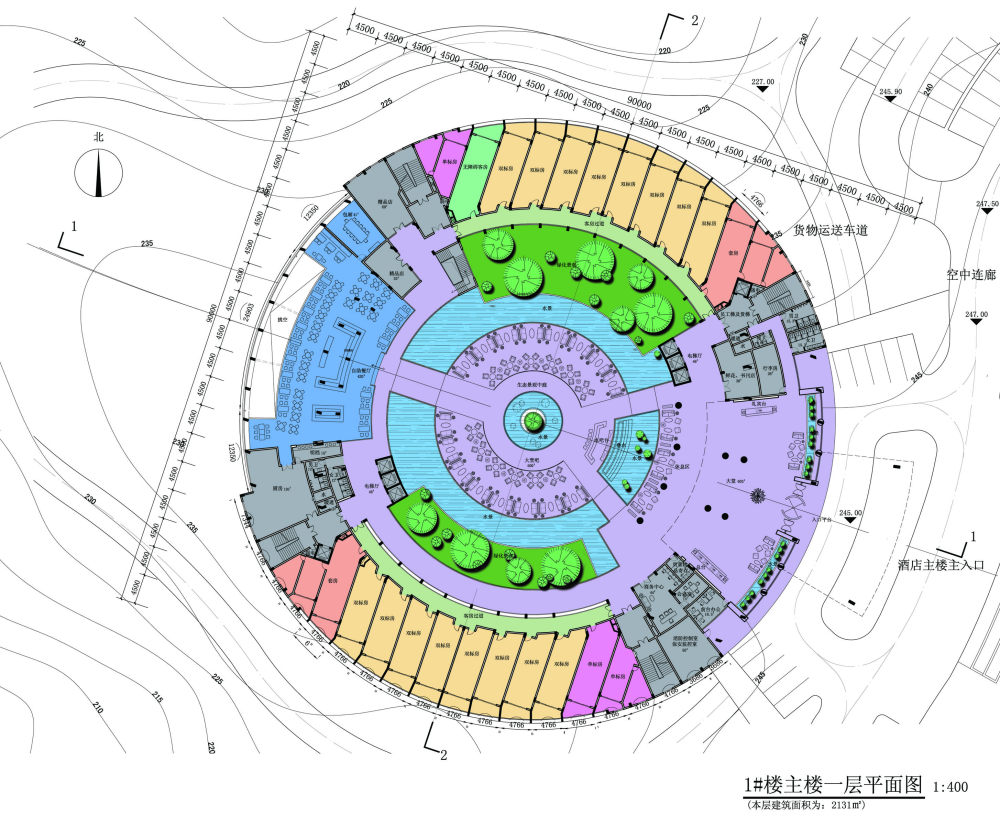 福建 永定南山土楼 五星级度假酒店_一层平面图-Model.jpg