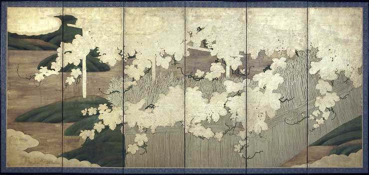 Hiroshi Yanagi Oriental Art-日本_six-fold-grapes_lg.jpg