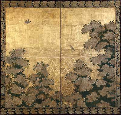 Hiroshi Yanagi Oriental Art-日本_two-fold-Hydrangea_lg.jpg