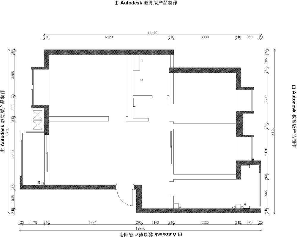 亮点：89方公寓房方案探讨_原始结构图.jpg