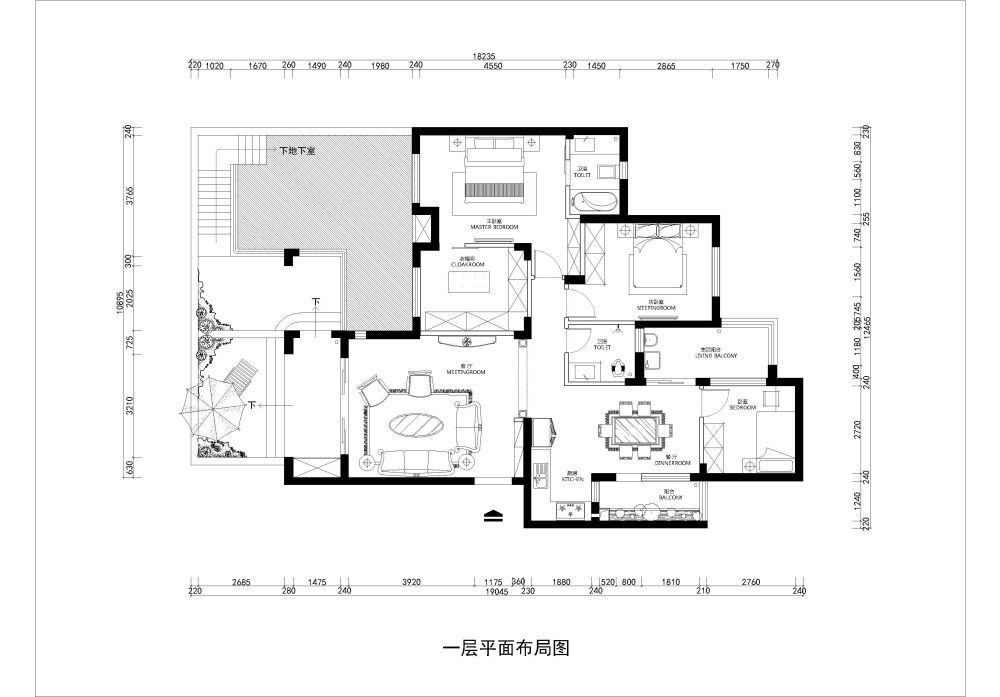 一层平面布局图