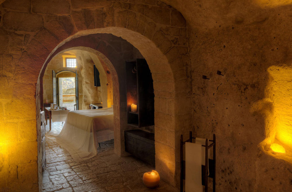意大利梅特拉的 Sassi 区 Sextantio Le Grotte della Civita 酒店_camere-01.jpg