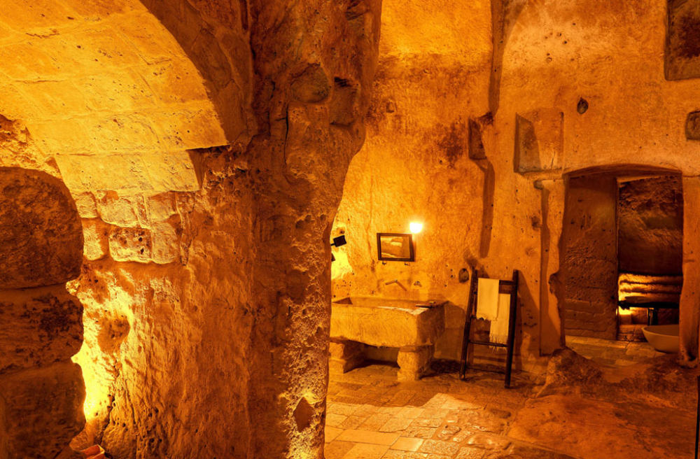 意大利梅特拉的 Sassi 区 Sextantio Le Grotte della Civita 酒店_camere-07.jpg