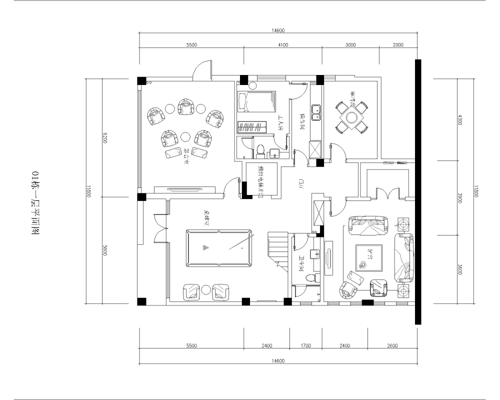 初出茅庐，两套别墅方案，请高手们指点赐教_鸿景别墅-Model.png