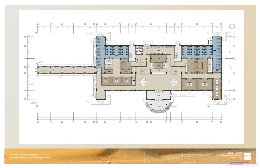 中国.内蒙古布龙湖温泉酒店第二、三阶段设计报告_45布龙湖综合楼一层平面图.jpg
