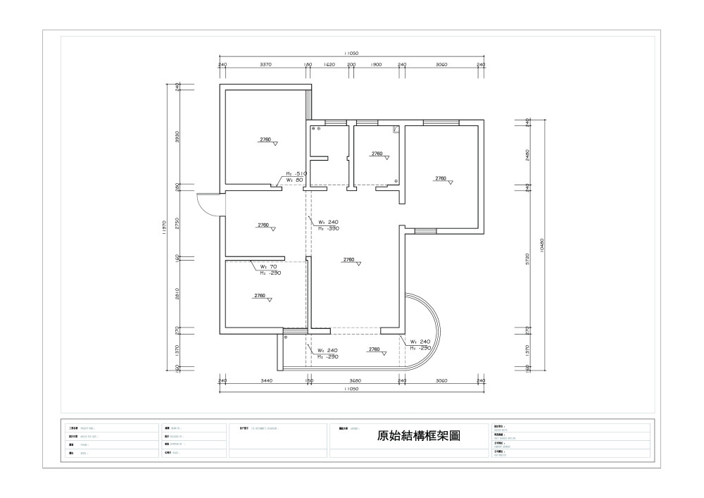 这个户型太烂了。头都想大了。希望高手指点一二_望江苑105平方-Model副本.jpg